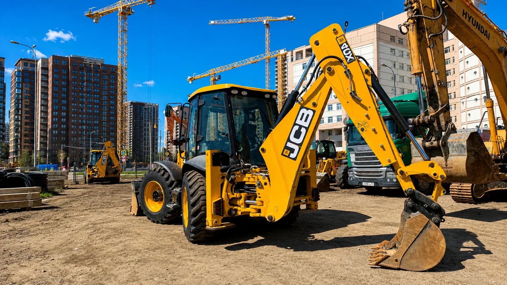 Экскаватор-погрузчик JCB